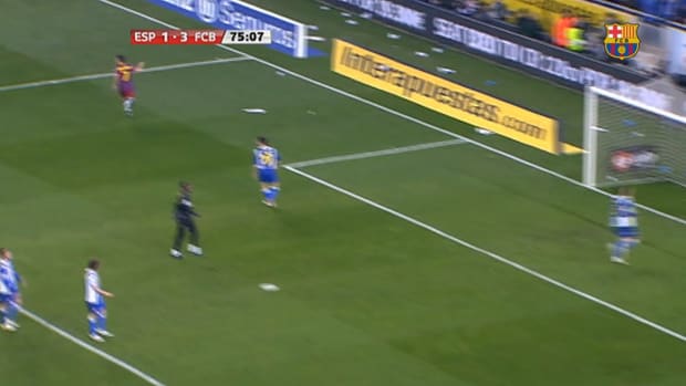 David Villa's brace against Espanyol